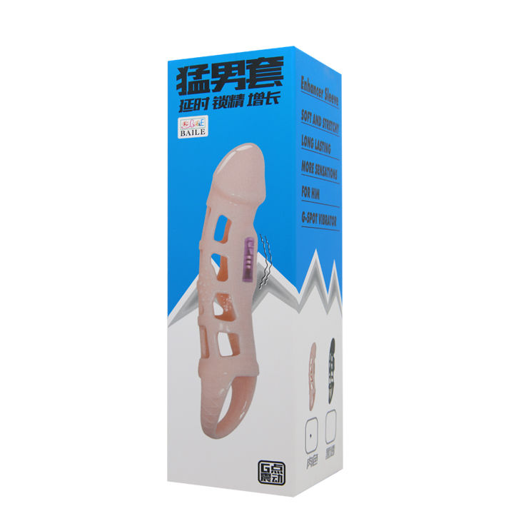 Baile For Him-Penishülle Extender Penis mit Vibration und natürlichen Gürtel · Sextoys (Bild 7)