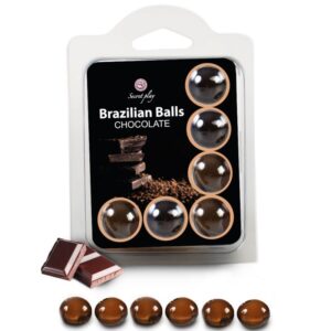 Secretplay Cosmetic-6er-Set Brazilian Balls Schokolade