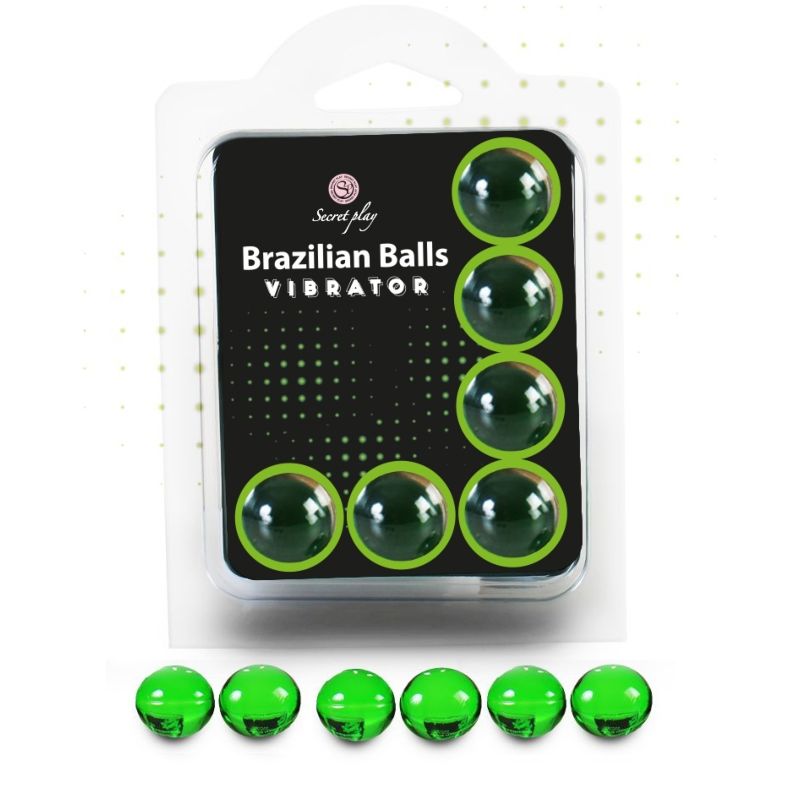 Secretplay Cosmetic-6er-Set Brazilian Balls Vibrierend