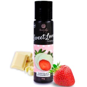 Secretplay Cosmetic-Gel Sweet Love Erdbeere und weiße Schokolade 60 ml