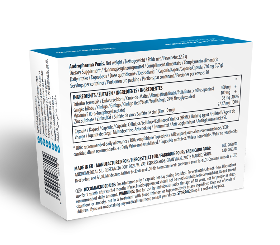 Andro Medical-Andropharma Penis – Erweiterungsergänzung · Nahrungsergänzungsmittel (Bild 3)