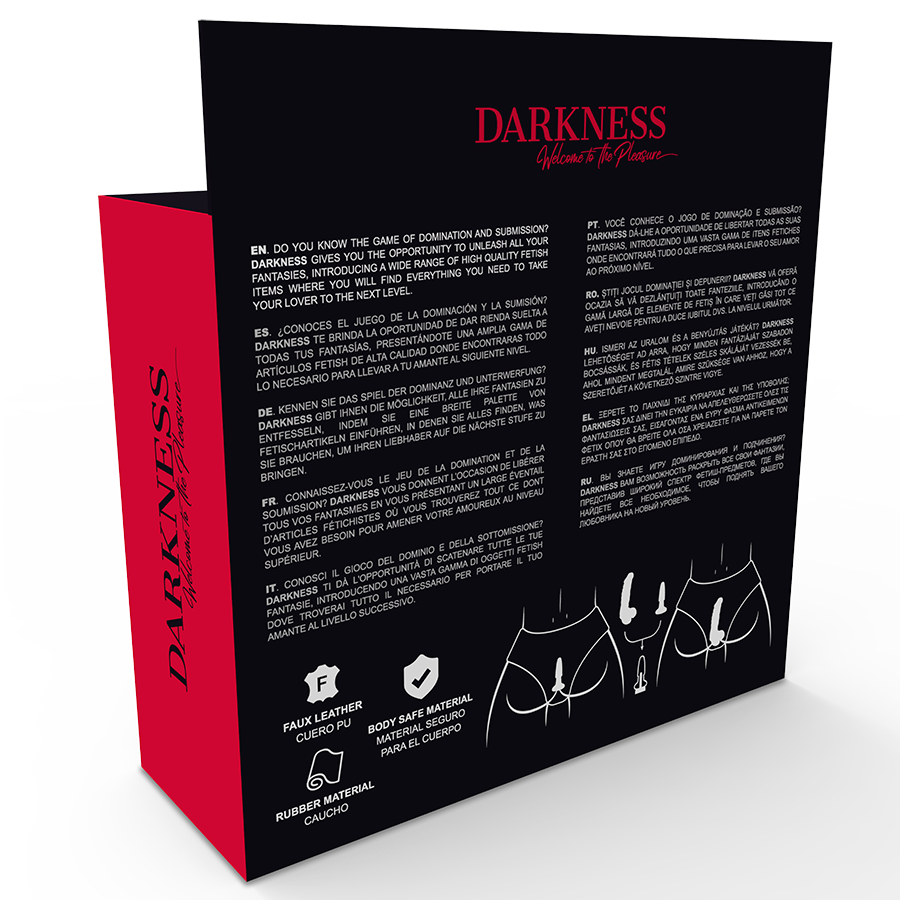 Darkness Sensations-Slip mit Plug und Dildo · Strap-on & Harness (Bild 2)