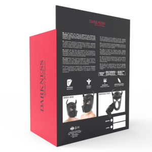 Darkness Bondage-Neopren Hunde Maske mit abnehmbarem Bot · Sextoys (Bild 14)