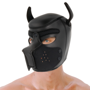 Darkness Bondage-Neopren Hunde Maske mit abnehmbarem Bot · Sextoys (Bild 9)
