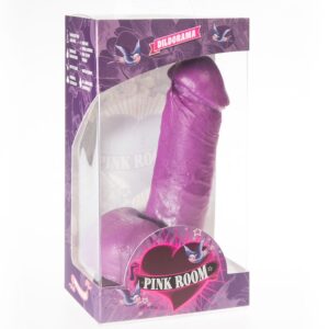 Pink Room-Nicht Dildo Realistic Violet 16 cm-PVC, Saugnapf · Sextoys (Bild 2)