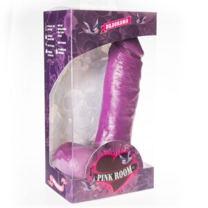 Pink Room-Anton Dildo Realistic Lila 21.5 cm-Saugnapf · Sextoys (Bild 2)