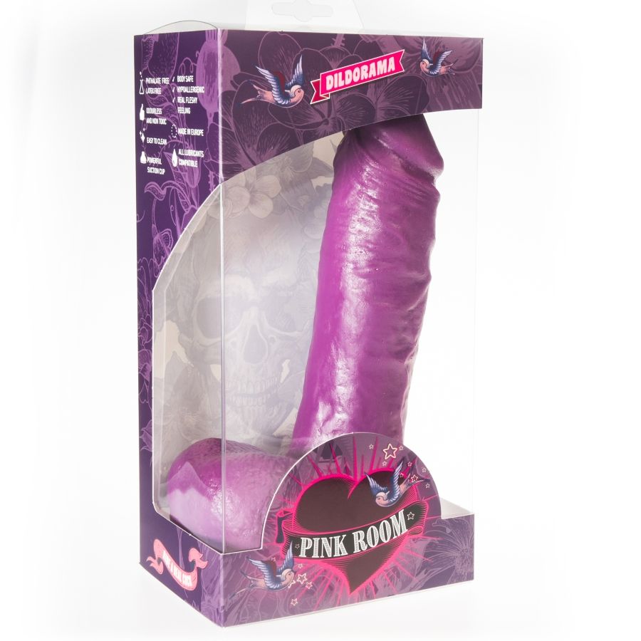 Pink Room-Anton Dildo Realistic Lila 21.5 cm-Saugnapf · Sextoys (Bild 2)