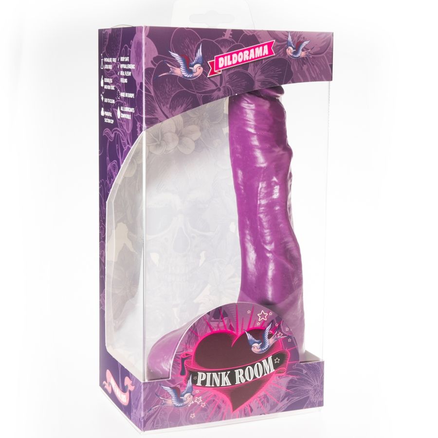 Pink Room-Nil Dildo Realistic Violet 23 cm-Saugnapf · Sextoys (Bild 2)