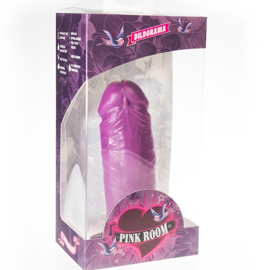Pink Room-Dael Dildo Realistisch Lila 18.5 cm-Saugnapf · Sextoys (Bild 2)