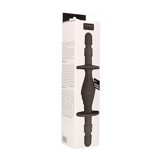 Hung System-Doppelanschluss für Schwarz-TPE Penetration · Sextoys (Bild 2)