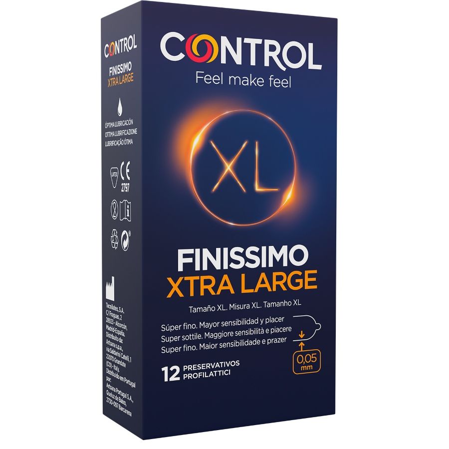 Control Condoms-Finissimo XL Kondome 12 Stk.-Latex