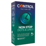 Control Condoms-Nicht stoppen 12 Stk.-Präservative Punkte und Streifen · Kondome