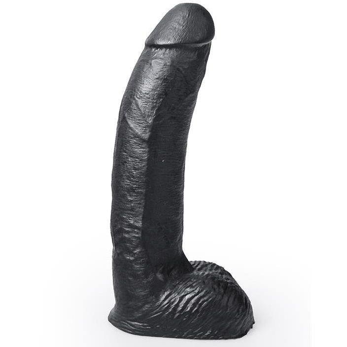 Hung System-Dildo Realistisch George Schwarz 22 cm-Saugnapf · Sextoys