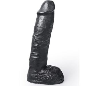 Hung System-Dildo Realistische Farbe Schwarz Mickey 24 cm-Saugnapf · Sextoys