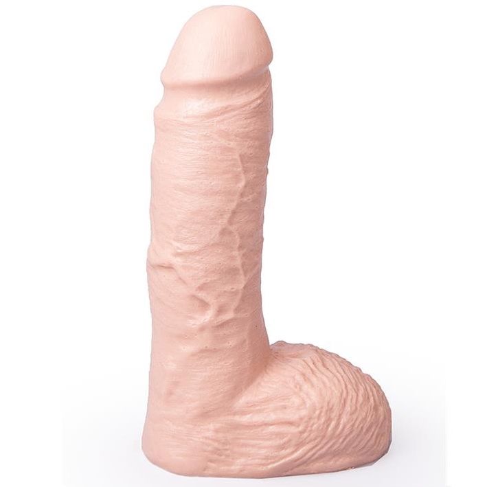 Hung System-Realistischer Dildo Naturfarben Cesar 19 cm-Saugnapf