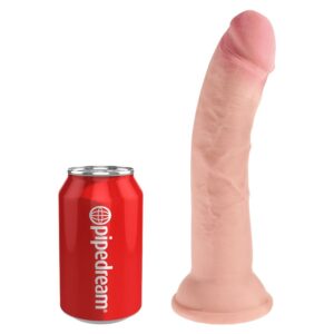 King Cock-Dildo mit dreifacher Dichte 21.6 cm-Saugnapf
