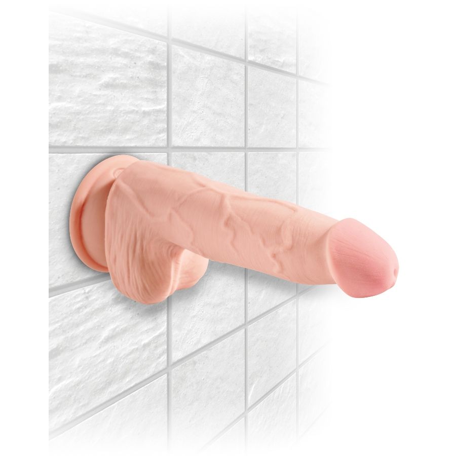 King Cock-Dildo Dreifach Dichte 14 cm-Saugnapf · Sextoys (Bild 2)