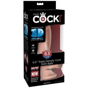 King Cock-Dildo Dreifach Dichte 14 cm-Saugnapf · Sextoys (Bild 6)