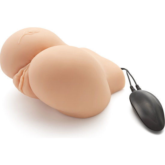 Act-Big Ass Masturbator Realistisch mit Vibrator-TPR, Wasserdicht · Sextoys (Bild 4)