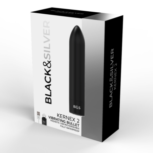 Black&silver-Kernex 2 Schwarz-Silikon magnetische vibrierende Kugel · Vibratoren (Bild 4)