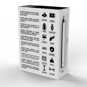 Black&silver-Kailan 2 Silver Vibrating Magnetic Bullet-Silikon · Vibratoren (Bild 5)