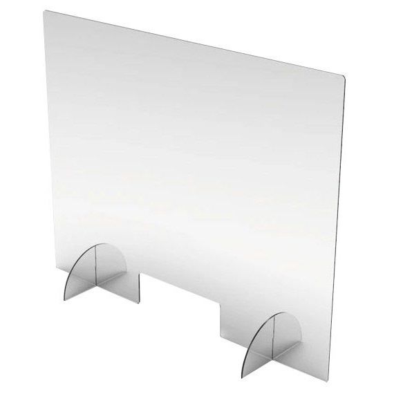 Trennwand aus Acrylglas 100x80 cm Spezial Covid-19