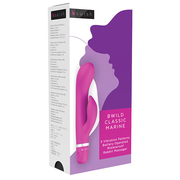 B Swish-Bild Classic Marine Rabbit Vibrator Kirsche-Silikon, 5 · Vibratoren (Bild 2)