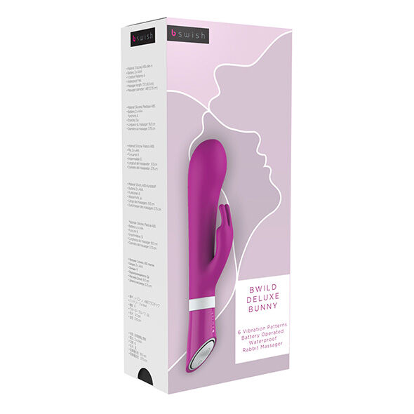 B Swish-Bild Deluxe Bunny Vibrator Himbeere-Silikon, 5 · Vibratoren (Bild 6)