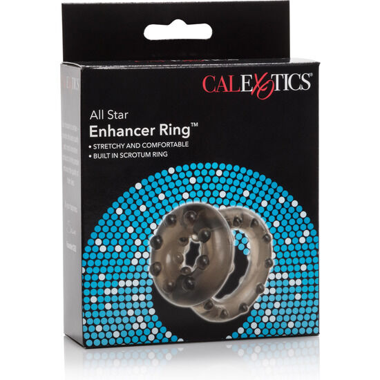 Calexotics-Doppelstern Ring für Penis und Hoden-TPR · Penisringe & -hüllen (Bild 4)