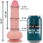 Rock Army-Silikon Liquido Premium Mustang Realistisch 18 cm · Strap-on & Harness