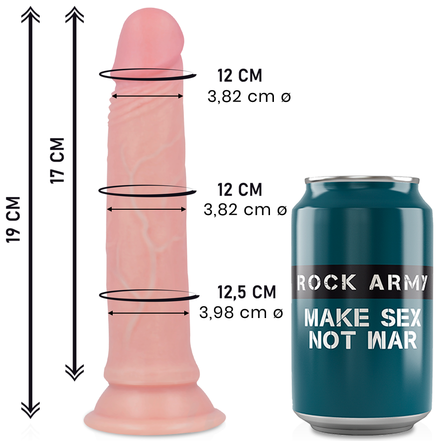 Rock Army-Vendicatore Liquido Silikon Premium Realistisch 19 cm · Sextoys