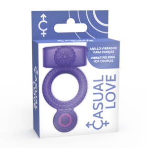 Casual Love-Vibrierender Ring mit doppeltem Vergnügen, TPR, Wasserdicht · Sextoys (Bild 2)