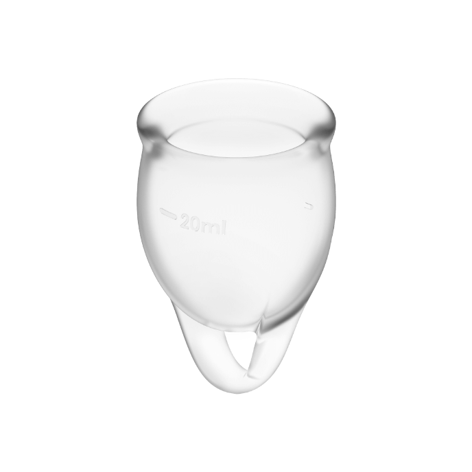 Satisfyer-Menstruelle Tassen Set Feel Confident 15 und 20 ml · Oralsex & Körperspiele (Bild 3)