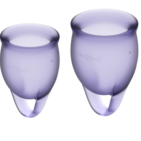 Satisfyer Menstrual Cups-Feel Confident Menstrual Cup Lila 15 + · Oralsex & Körperspiele
