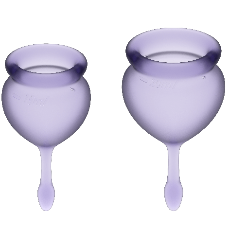 Satisfyer-Set Menstruationstassen Feel Good 15 und 20 ml