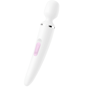 Satisfyer Wand-Woman White-Silikon, 10 Geschwindigkeiten, USB · Vibratoren