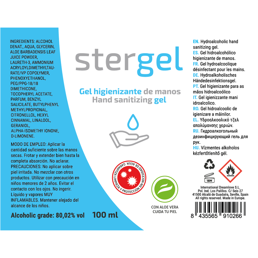 Stergel-Desinfektionsmittel für die Hände Aloe Vera · Hygiene & Pflege (Bild 3)