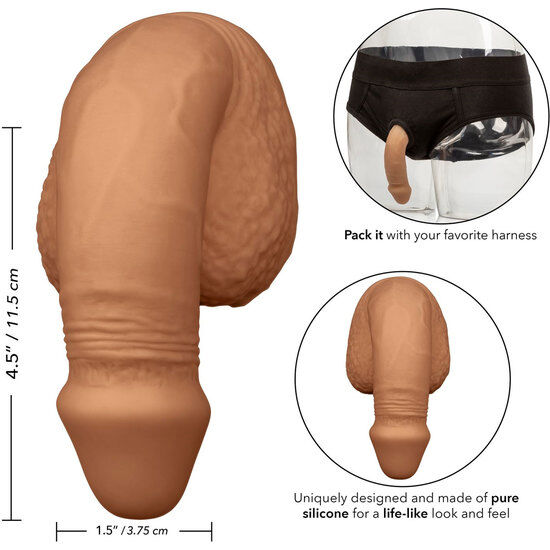 Calexotics-Silikon Penis Packer 12.75 cm Caramel-Waterproof · Sextoys (Bild 4)