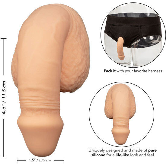 Calexotics-Silikon Penis für Packing 12.75 cm Farbe Haut · Sextoys (Bild 3)