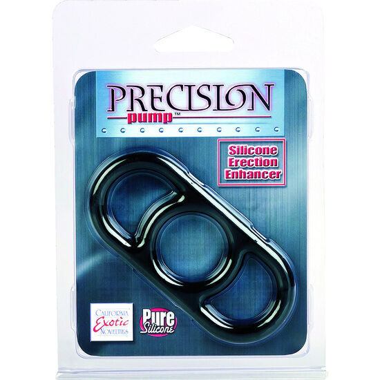 Calexotics-Ring für die Erektionspräzisionspräzisionspumpe Schwarz-Silikon · Penisringe & -hüllen (Bild 2)