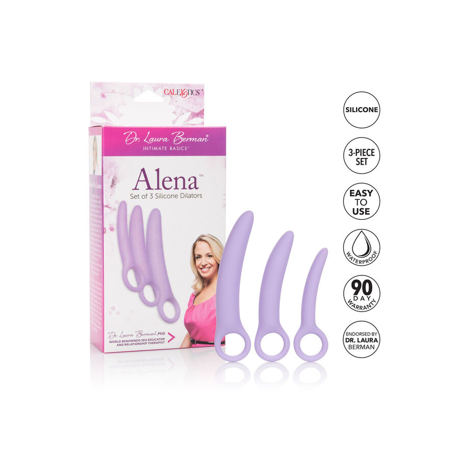 Calexotics-Dr Laura Berman Alena Set von 3 Silikon Erweiterungen · Analspielzeug (Bild 4)