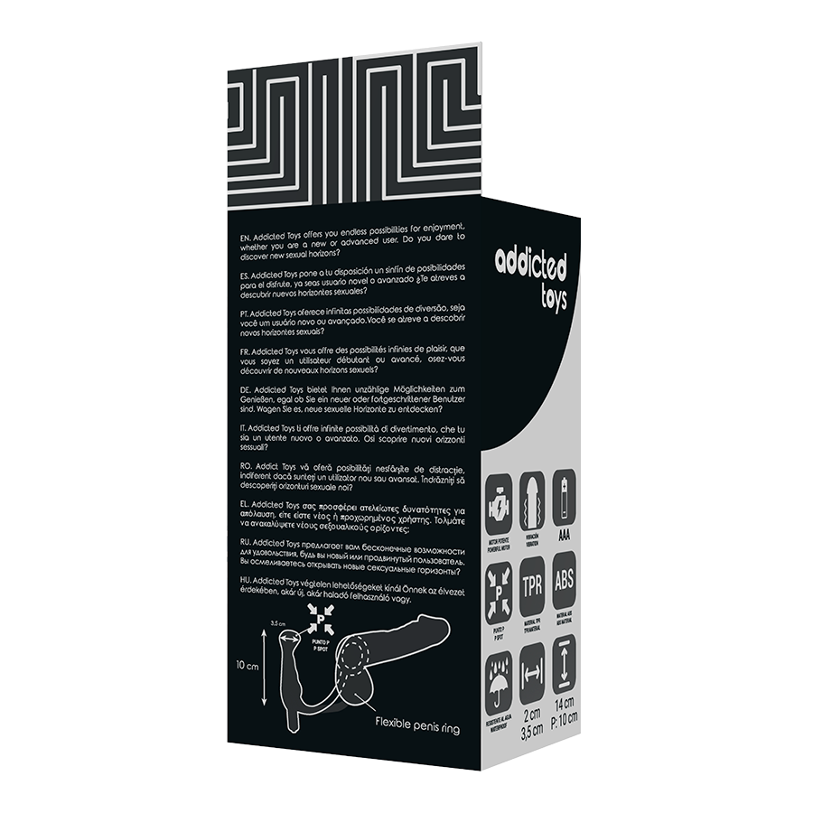 Addicted Toys-Vibrator Prost Tico Black 10 cm-Silikon · Sextoys (Bild 5)