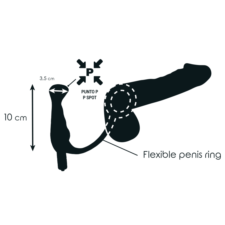 Addicted Toys-Vibrator Prost Tico Black 10 cm-Silikon · Sextoys (Bild 2)