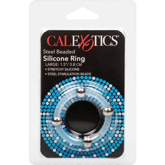 Calexotics-Ring aus Silikon mit Perlen aus Stahl · Sextoys (Bild 3)