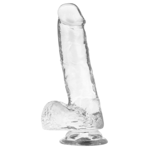 X Ray-Clear Cock mit Ballen 18.5 cm -o- 3.8 cm-Jelly, Saugnapf · Strap-on & Harness (Bild 5)