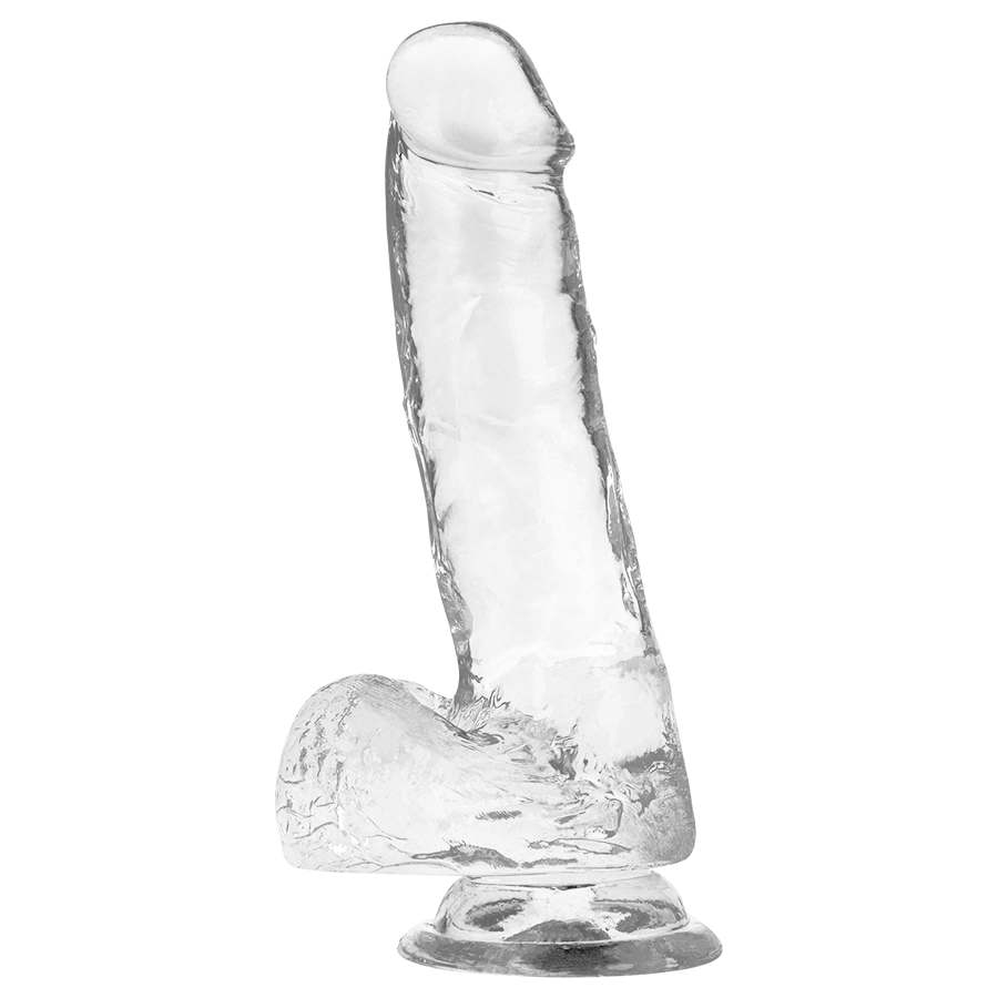 X Ray-Clear Cock mit Ballen 18.5 cm -o- 3.8 cm-Jelly, Saugnapf · Strap-on & Harness (Bild 5)