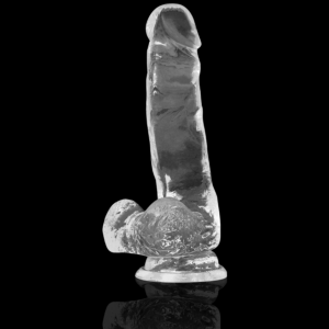 X Ray-Clear Cock mit Ballen 18.5 cm -o- 3.8 cm-Jelly, Saugnapf · Strap-on & Harness (Bild 7)