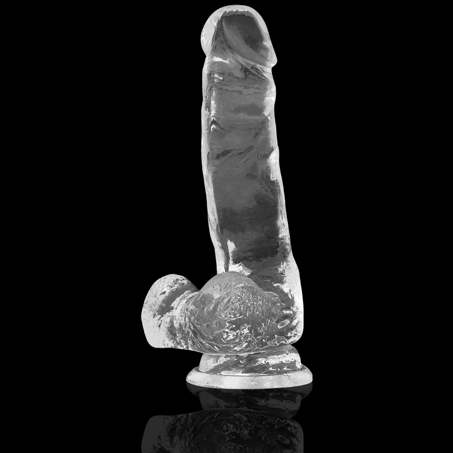 X Ray-Clear Cock mit Ballen 18.5 cm -o- 3.8 cm-Jelly, Saugnapf · Strap-on & Harness (Bild 7)
