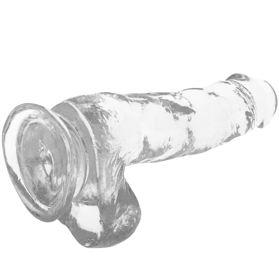 X Ray-Clear Cock mit Ballen 18.5 cm -o- 3.8 cm-Jelly, Saugnapf · Strap-on & Harness (Bild 4)