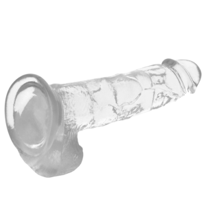 X Ray-Dildo Transparent mit Hoden 22 cm -o- 4.6 cm-Jelly · Strap-on & Harness (Bild 3)